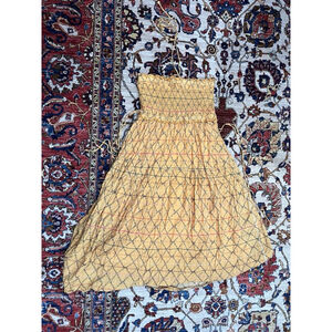 Women’s Apiece Apart Diamante Printed Smocked Boho Summer Dress Size 6